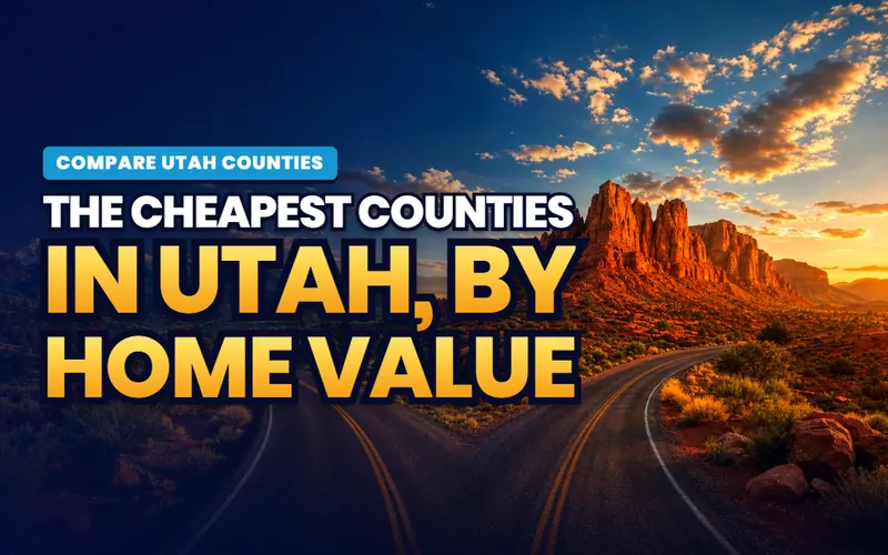 The cheapest counties