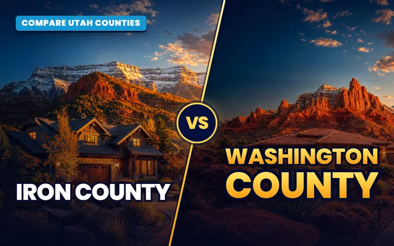 Iron county vs washington county