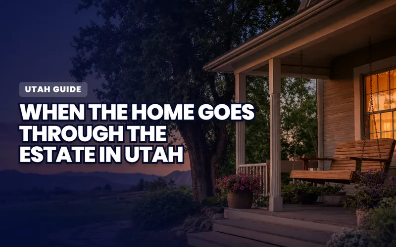 When the home goes through the estate