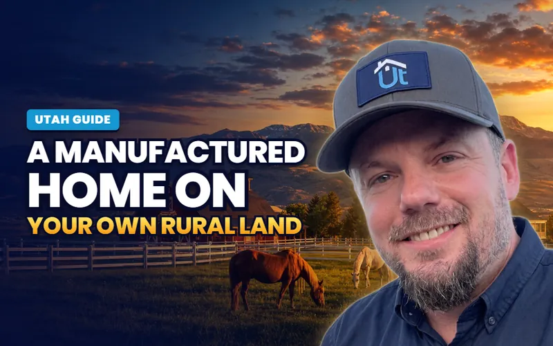 Manufactured home on land