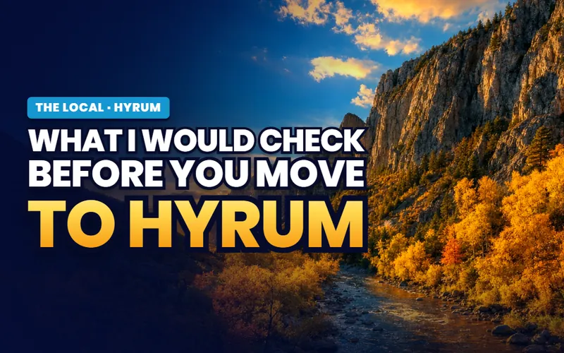 Before you move in Hyrum