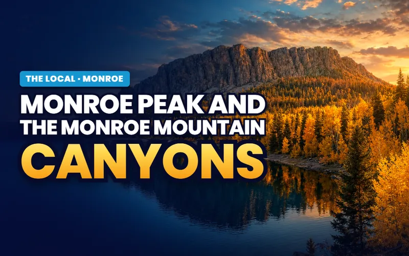 Monroe Peak and the canyons