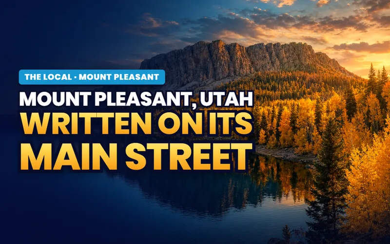 Historic Main Street and the 1872 treaty in Mount Pleasant