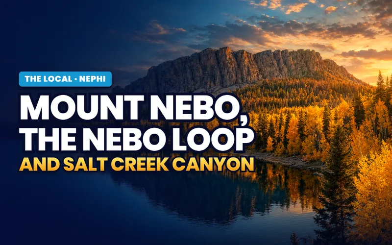 Mount Nebo and Salt Creek in Nephi