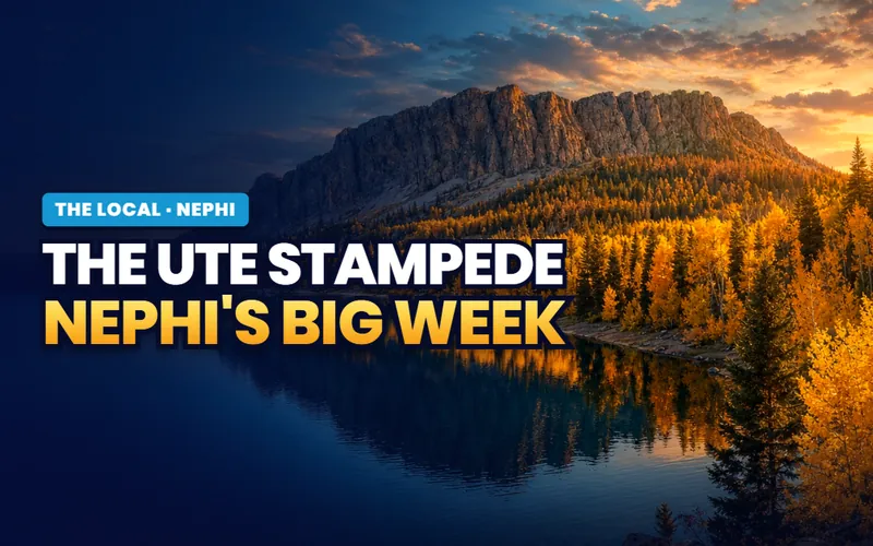 The Ute Stampede rodeo in Nephi