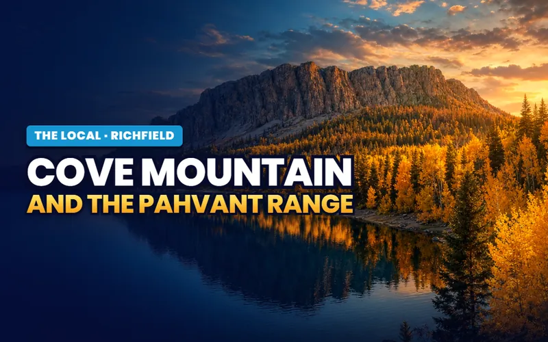 Cove Mountain and the Pahvant Range in Richfield
