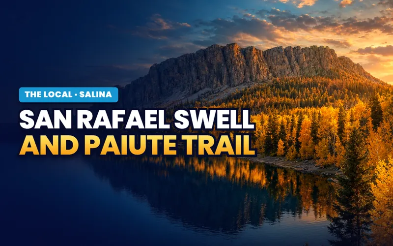 The closest town to the San Rafael Swell in Salina