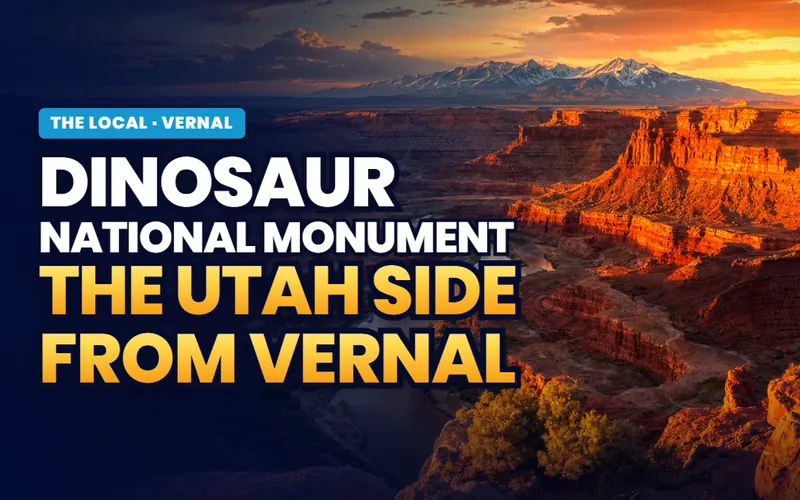 Dinosaur, the Utah side in Vernal