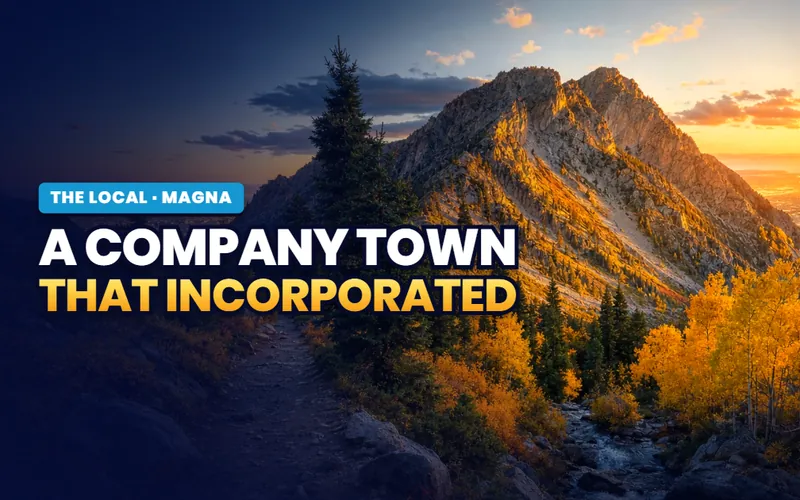 A company town that incorporated in Magna