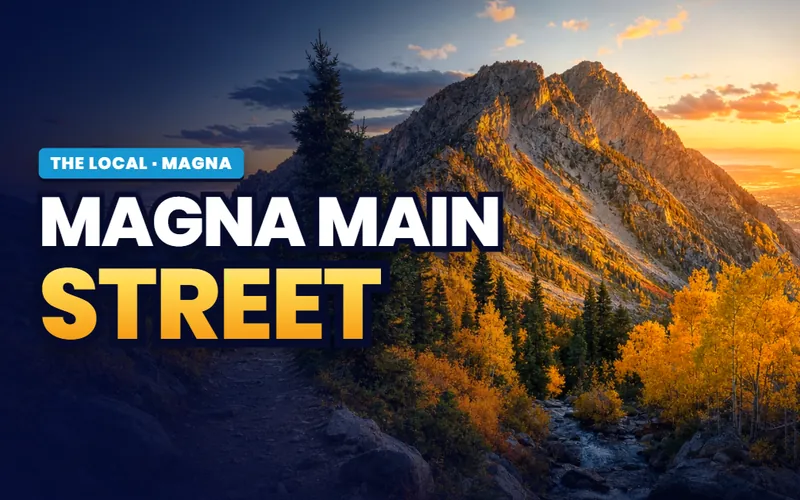 Walk the copper-built Main Street in Magna