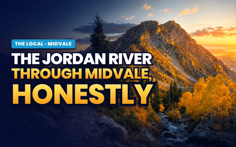 The Jordan River through Midvale