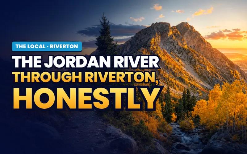 The Jordan River through Riverton