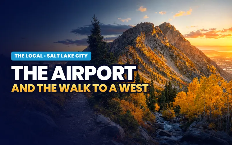 The airport in Salt Lake City