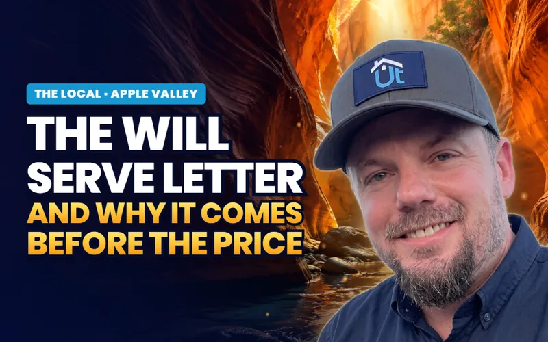 The will serve letter in Apple Valley