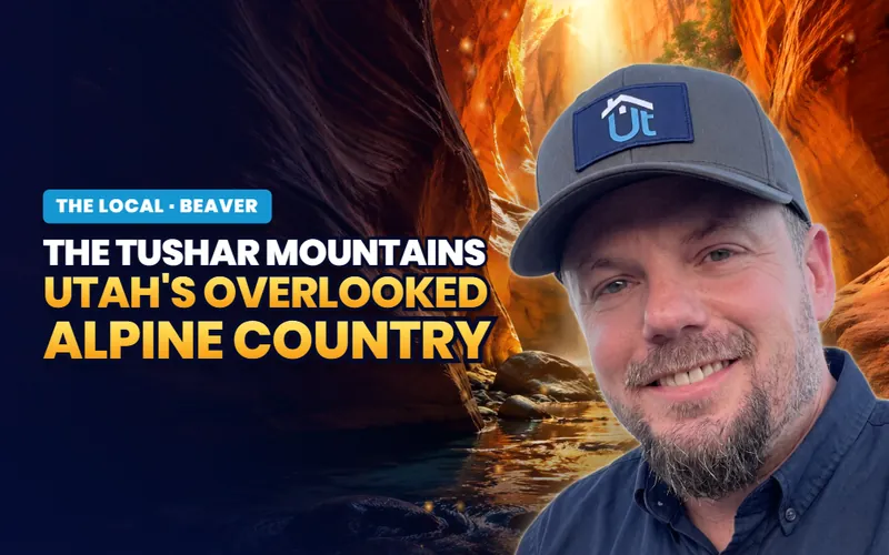 The Tushar Mountains in Beaver
