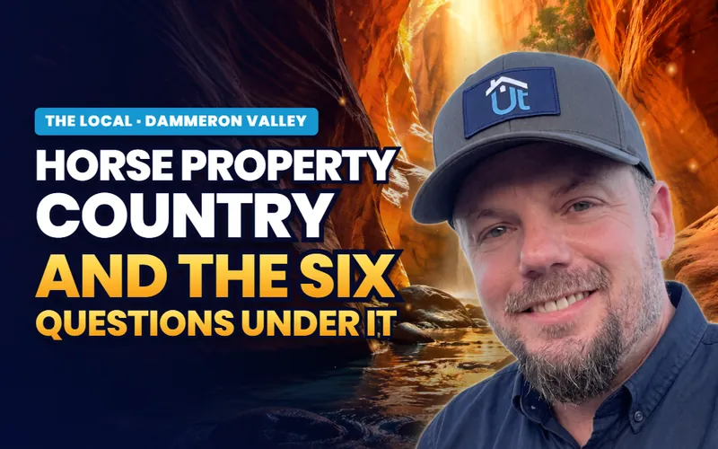 Horse property country in Dammeron Valley