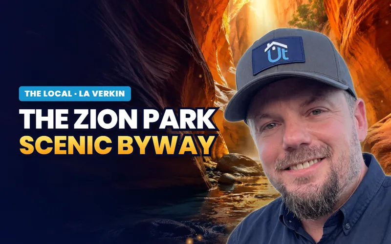 The Zion Park Scenic Byway in La Verkin