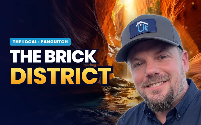 The brick district in Panguitch