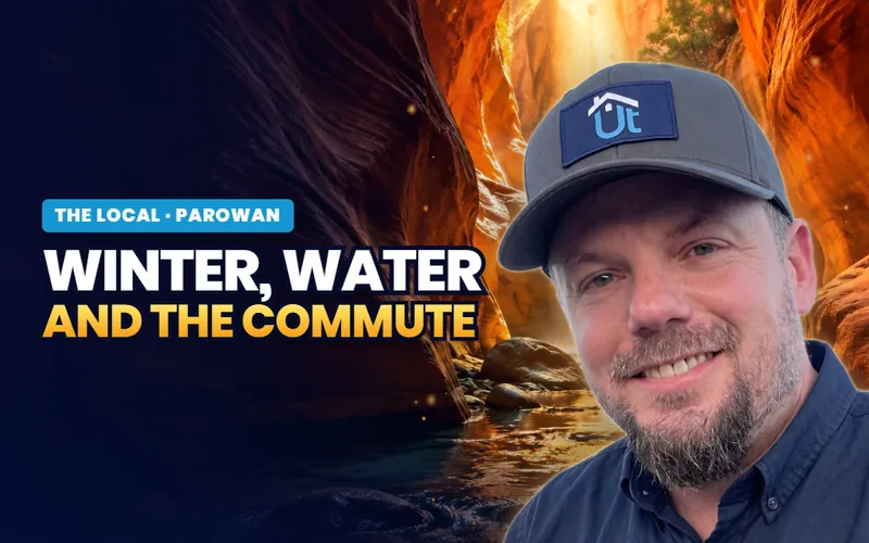 Winter, water and the commute in Parowan