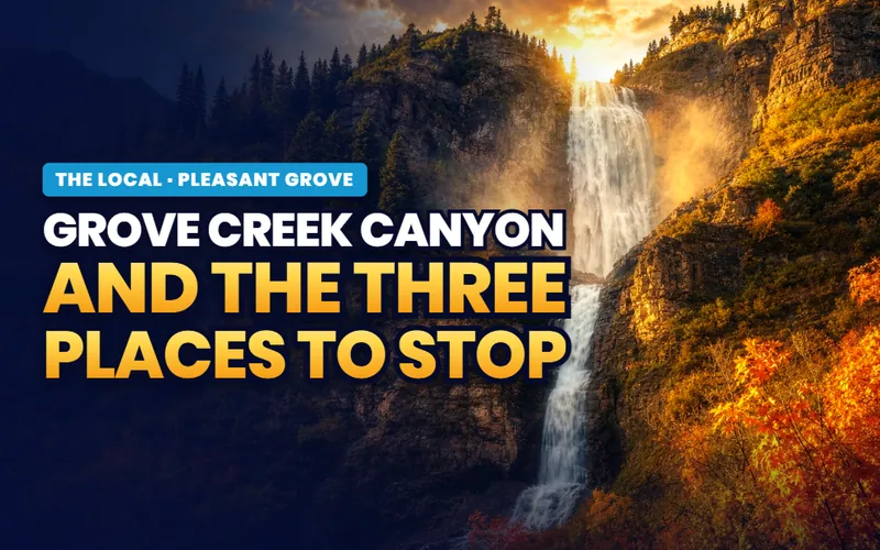 Grove Creek Canyon in Pleasant Grove
