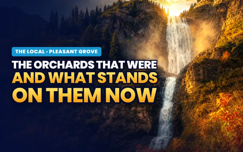 The orchards that were in Pleasant Grove