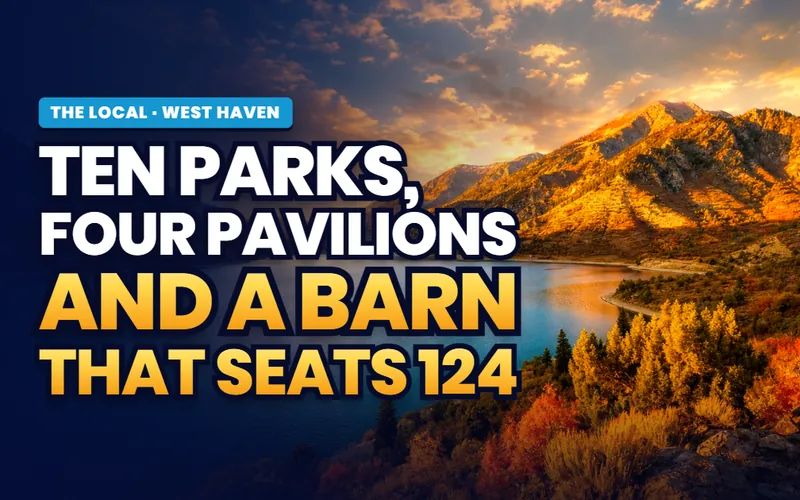 Ten parks and four pavilions in West Haven