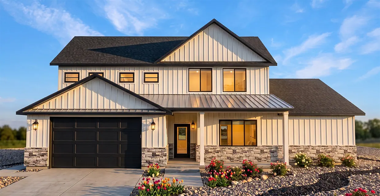 Westview Ridge by AJ Caplin Custom Homes at Old Sorrel Heights, front elevation