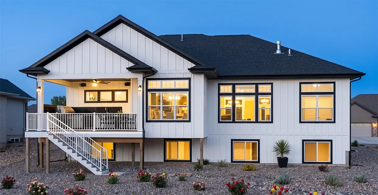 Westview Signature by AJ Caplin Custom Homes, rear elevation