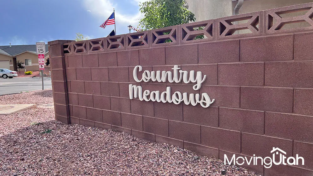 Homes in Country Meadows, Cedar City, Utah.