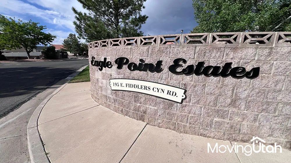 Homes in Eagle Point Estates, Cedar City, Utah.