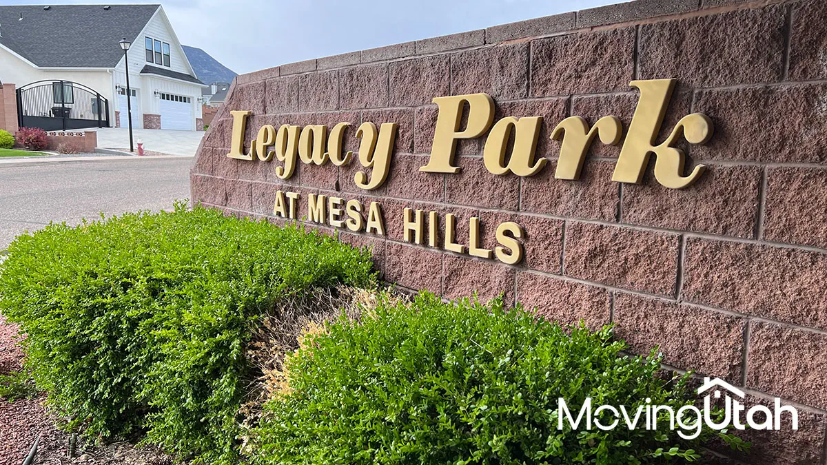 Homes in Legacy Park, Cedar City, Utah.