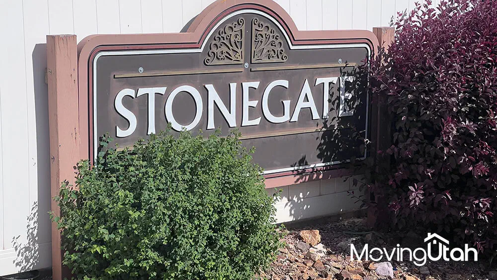 Homes in Stone Gate, Cedar City, Utah.